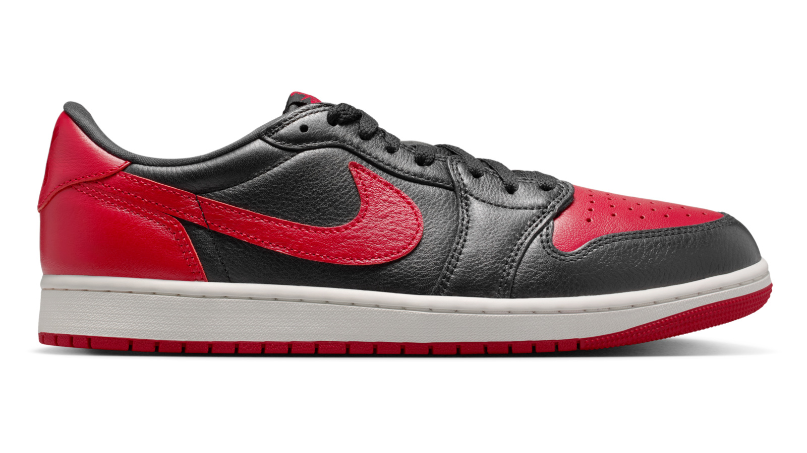 Air Jordan 1 Retro Low OG Banned in black and red